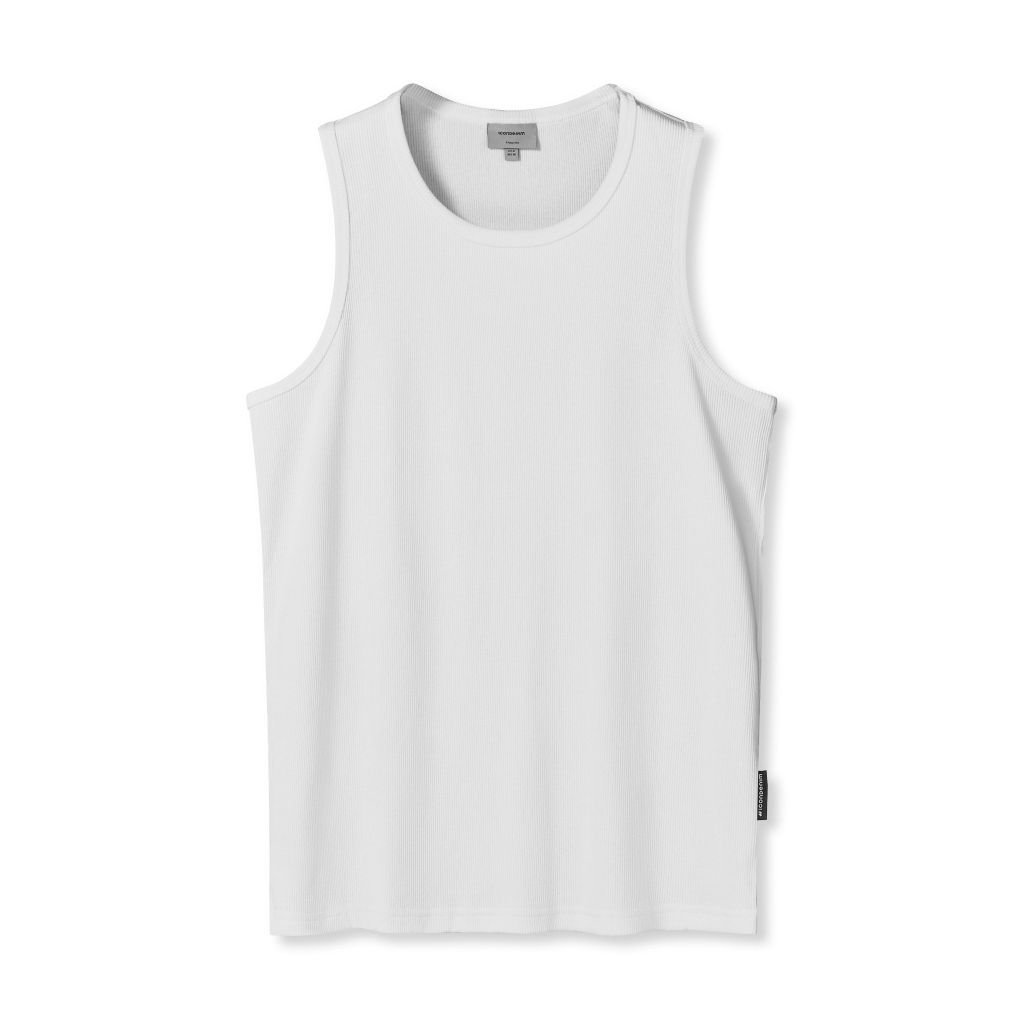 Áo Tank Top Nam Trắng Trơn