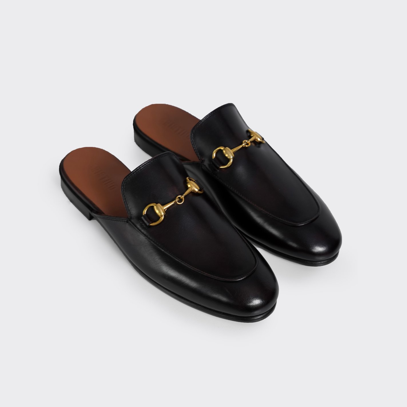 Giày sục Mules da bê Nam 