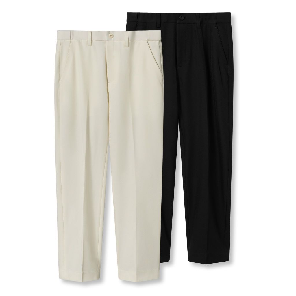 Quần Tây Nam Ống Suông Hidden Elastic Side Waist Form Straight